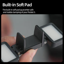 Load image into Gallery viewer, For DJI Osmo Pocket 3 Sunnylife Adjustable LED Video Light Quick-Release Fill Light Tri-Color Dimmable Portable Fill Lamp
