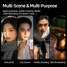 Load image into Gallery viewer, For DJI Osmo Pocket 3 Sunnylife Adjustable LED Video Light Quick-Release Fill Light Tri-Color Dimmable Portable Fill Lamp