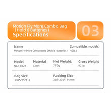 Load image into Gallery viewer, For DJI Neo 2 Sunnylife Portable Carrying Box Shoulder Bag Motion Fly More Combo Bag, Motion Fly More Combo Bag