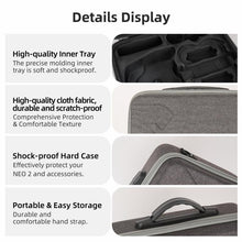 Load image into Gallery viewer, For DJI Neo 2 Sunnylife Portable Carrying Box Shoulder Bag Motion Fly More Combo Bag, Motion Fly More Combo Bag