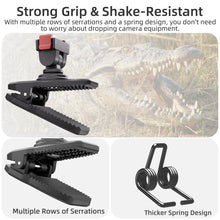 Load image into Gallery viewer, For DJI Osmo Pocket 4 / 3 Sunnylife Magnetic Quick-Release Adjustable Backpack Clip Action Camera Clamp Vertical-Horizontal Mount, For DJI Osmo Pocket 4 / 3 Vertical-Horizontal Mount