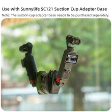 Load image into Gallery viewer, For DJI Osmo Pocket 4 / 3 Sunnylife Magnetic Quick-Release Adjustable Backpack Clip Action Camera Clamp Vertical-Horizontal Mount, For DJI Osmo Pocket 4 / 3 Vertical-Horizontal Mount