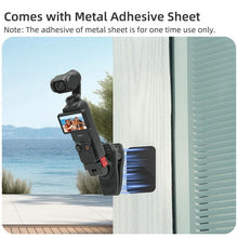 Load image into Gallery viewer, For DJI Osmo Pocket 4 / 3 Sunnylife Magnetic Quick-Release Adjustable Backpack Clip Action Camera Clamp Vertical-Horizontal Mount, For DJI Osmo Pocket 4 / 3 Vertical-Horizontal Mount
