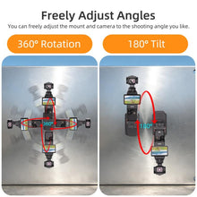 Load image into Gallery viewer, For DJI Osmo Pocket 4 / 3 Sunnylife Magnetic Quick-Release Adjustable Backpack Clip Action Camera Clamp Vertical-Horizontal Mount, For DJI Osmo Pocket 4 / 3 Vertical-Horizontal Mount