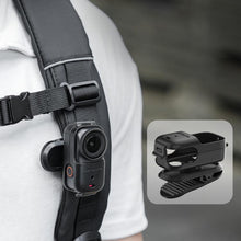 Load image into Gallery viewer, For DJI Osmo Nano Sunnylife Backpack Clip Action Camera Clamp 360 Rotation Vertical-Horizontal Mount 90 Tilt Upgraded Backpack Clip