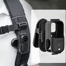 Load image into Gallery viewer, For DJI Osmo Nano Sunnylife Backpack Clip Action Camera Clamp 360 Rotation Vertical-Horizontal Mount 90 Tilt Upgraded Backpack Clip