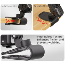 Load image into Gallery viewer, For DJI Osmo Nano Sunnylife Car Sun Visor Mount Action Camera Holder 360 Rotating 90 Tilt Sun Visor Holder, MJ165 Car Sun Visor Mount