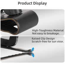 Load image into Gallery viewer, For DJI Osmo Nano Sunnylife Car Sun Visor Mount Action Camera Holder 360 Rotating 90 Tilt Sun Visor Holder, MJ165 Car Sun Visor Mount