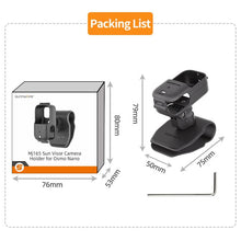 Load image into Gallery viewer, For DJI Osmo Nano Sunnylife Car Sun Visor Mount Action Camera Holder 360 Rotating 90 Tilt Sun Visor Holder, MJ165 Car Sun Visor Mount