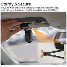 Load image into Gallery viewer, For DJI Osmo Nano Sunnylife Car Sun Visor Mount Action Camera Holder 360 Rotating 90 Tilt Sun Visor Holder, MJ165 Car Sun Visor Mount