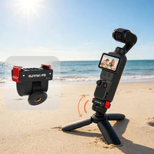 Load image into Gallery viewer, For DJI Osmo Pocket 4 / 3 Sunnylife Quick Release Adapter Mount 1/4 inch Interface 180 Degree Tilt Selfie Stick Adapter Stand, AD159 For DJI Osmo Pocket 4 / 3