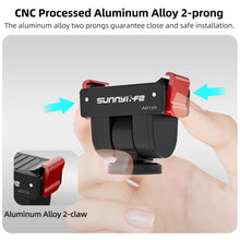 Load image into Gallery viewer, For DJI Osmo Pocket 4 / 3 Sunnylife Quick Release Adapter Mount 1/4 inch Interface 180 Degree Tilt Selfie Stick Adapter Stand, AD159 For DJI Osmo Pocket 4 / 3