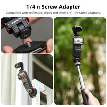 Load image into Gallery viewer, For DJI Osmo Pocket 4 / 3 Sunnylife Quick Release Adapter Mount 1/4 inch Interface 180 Degree Tilt Selfie Stick Adapter Stand, AD159 For DJI Osmo Pocket 4 / 3