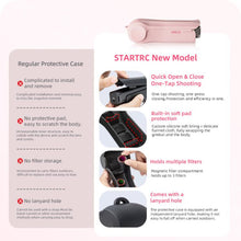 Load image into Gallery viewer, For DJI Osmo Pocket 4 STARTRC Storage Box Protective Case Flip Cover, For DJI Osmo Pocket 4 Pink