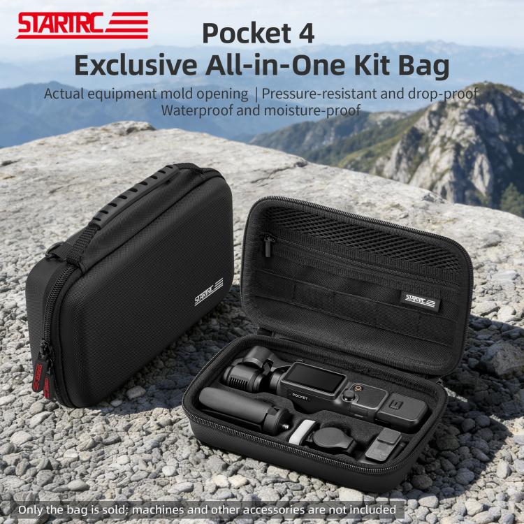 For DJI Osmo Pocket 4 STARTRC Portable Carrying Case Molded All-round Set Storage Bag, For DJI Osmo Pocket 4