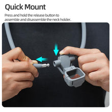 Load image into Gallery viewer, For DJI Osmo Pocket 4 / 3 Sunnylife Adjustable POV Neck Mount Hand Free Video Vlog Neck Selfie Holder with Body Strap