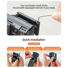 Load image into Gallery viewer, For DJI Osmo Pocket 4 / 3 Sunnylife Multifunctional Magnetic Mount Tabletop Base Bracket Angles Adjustable Stand, OP4-ZJ152
