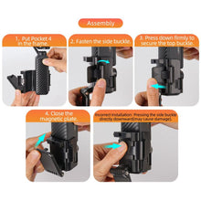 Load image into Gallery viewer, For DJI Osmo Pocket 4 / 3 Sunnylife Multifunctional Magnetic Mount Tabletop Base Bracket Angles Adjustable Stand, OP4-ZJ152
