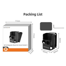 Load image into Gallery viewer, For DJI Osmo Pocket 4 / 3 Sunnylife Multifunctional Magnetic Mount Tabletop Base Bracket Angles Adjustable Stand, OP4-ZJ152