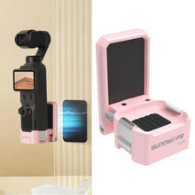 Load image into Gallery viewer, For DJI Osmo Pocket 4 / 3 Sunnylife Quick-Release Magnetic Mount Tabletop Base Plastic Bracket Angles Adjustable Stand, OP4-ZJ153