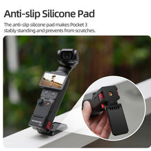 Load image into Gallery viewer, For DJI Osmo Pocket 4 / 3 Sunnylife Quick-Release Magnetic Mount Tabletop Base Plastic Bracket Angles Adjustable Stand, OP4-ZJ153