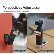 Load image into Gallery viewer, For DJI Osmo Pocket 4 / 3 Sunnylife Quick-Release Magnetic Mount Tabletop Base Plastic Bracket Angles Adjustable Stand, OP4-ZJ153