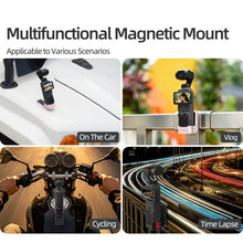 Load image into Gallery viewer, For DJI Osmo Pocket 4 / 3 Sunnylife Quick-Release Magnetic Mount Tabletop Base Plastic Bracket Angles Adjustable Stand, OP4-ZJ153
