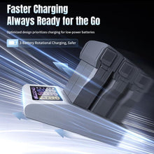 Load image into Gallery viewer, For DJI Mini 5 Pro / Mini 4 / Mini 3 Charging Butler Tri-Battery Charger Hub with Display Screen, For DJI Mini 5 Pro