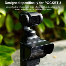 Load image into Gallery viewer, For DJI Osmo Pocket 3 BRDRC Sunshade Hood Screen Shade