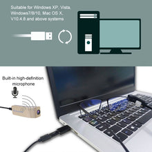 Load image into Gallery viewer, Groudchat JP1DV1 1080P HD Smart Camera Mobile Phone USB Live Camera for Glasses Legs, Built-in Sound-absorbing and Noise-reducing Microphone