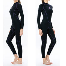 Load image into Gallery viewer, SLINX 1714 3mm Neoprene Super Elastic Warm Long-sleeved Full Body One-piece Wetsuit for Women, XS, S, M, L, XL