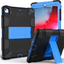 Load image into Gallery viewer, Shockproof Two-color silicone Protection Shell for iPad 9.7(2018) &amp; 9.7(2017) &amp; Air 2, with Holder