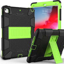 Load image into Gallery viewer, Shockproof Two-color silicone Protection Shell for iPad 9.7(2018) &amp; 9.7(2017) &amp; Air 2, with Holder