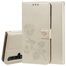 Load image into Gallery viewer, Rose Embossed Horizontal Flip PU Leather Case with Holder &amp; Card Slots &amp; Wallet, for Huawei Honor 20, for Huawei Honor 20 Pro, for Xiaomi Redmi K20 / K20 Pro, for Xiaomi Redmi 7A