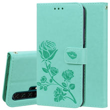 Load image into Gallery viewer, Rose Embossed Horizontal Flip PU Leather Case with Holder &amp; Card Slots &amp; Wallet, for Huawei Honor 20, for Huawei Honor 20 Pro, for Xiaomi Redmi K20 / K20 Pro, for Xiaomi Redmi 7A