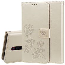 Load image into Gallery viewer, Rose Embossed Horizontal Flip PU Leather Case with Holder &amp; Card Slots &amp; Wallet, for Huawei Honor 20, for Huawei Honor 20 Pro, for Xiaomi Redmi K20 / K20 Pro, for Xiaomi Redmi 7A