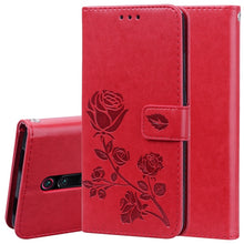 Load image into Gallery viewer, Rose Embossed Horizontal Flip PU Leather Case with Holder &amp; Card Slots &amp; Wallet, for Huawei Honor 20, for Huawei Honor 20 Pro, for Xiaomi Redmi K20 / K20 Pro, for Xiaomi Redmi 7A