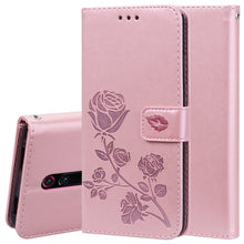 Load image into Gallery viewer, Rose Embossed Horizontal Flip PU Leather Case with Holder &amp; Card Slots &amp; Wallet, for Huawei Honor 20, for Huawei Honor 20 Pro, for Xiaomi Redmi K20 / K20 Pro, for Xiaomi Redmi 7A