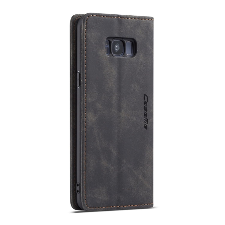 CaseMe-013 Multifunctional Retro Frosted Horizontal Flip Leather Case with Card Slot & Holder & Wallet