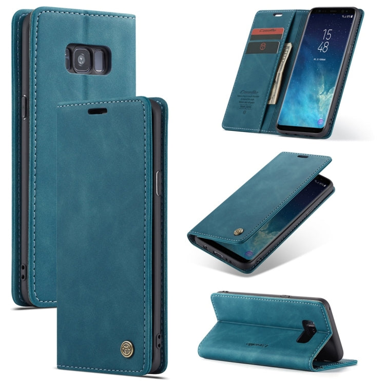CaseMe-013 Multifunctional Retro Frosted Horizontal Flip Leather Case with Card Slot & Holder & Wallet