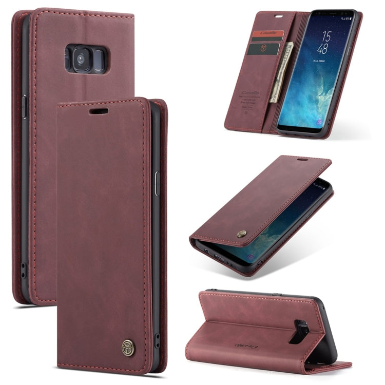 CaseMe-013 Multifunctional Retro Frosted Horizontal Flip Leather Case with Card Slot & Holder & Wallet