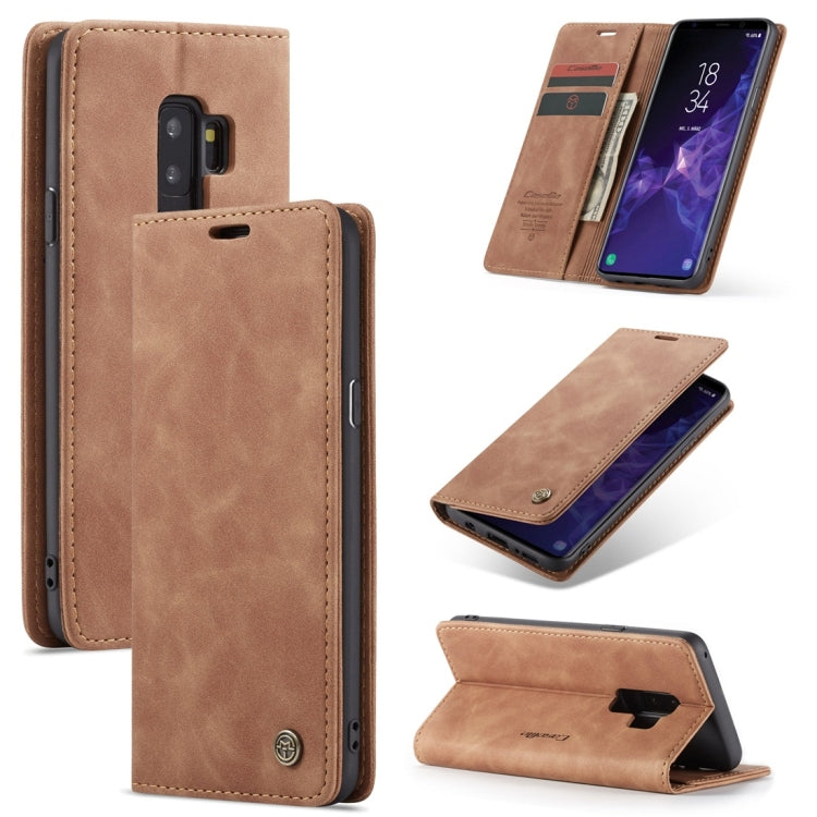 CaseMe-013 Multifunctional Retro Frosted Horizontal Flip Leather Case with Card Slot & Holder & Wallet