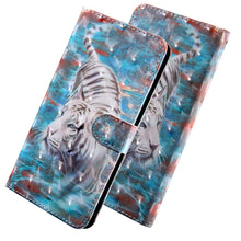 Load image into Gallery viewer, 3D Coloured Drawing Pattern Horizontal Flip Leather Case with Holder &amp; Card Slots &amp; Wallet &amp; Lanyard