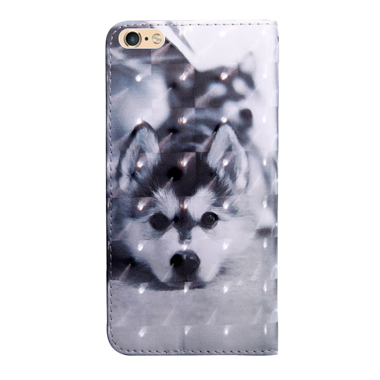 3D Painting Pattern Coloured Drawing Horizontal Flip TPU + PU Leather Case with Holder & Card Slots & Wallet, For iPhone 6 / 6S, For iPhone 6 Plus, For iPhone 7 / 8, For iPhone 7 Plus / 8 Plus