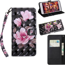 Load image into Gallery viewer, 3D Painting Pattern Coloured Drawing Horizontal Flip TPU + PU Leather Case with Holder &amp; Card Slots &amp; Wallet, For iPhone 6 / 6S, For iPhone 6 Plus, For iPhone 7 / 8, For iPhone 7 Plus / 8 Plus