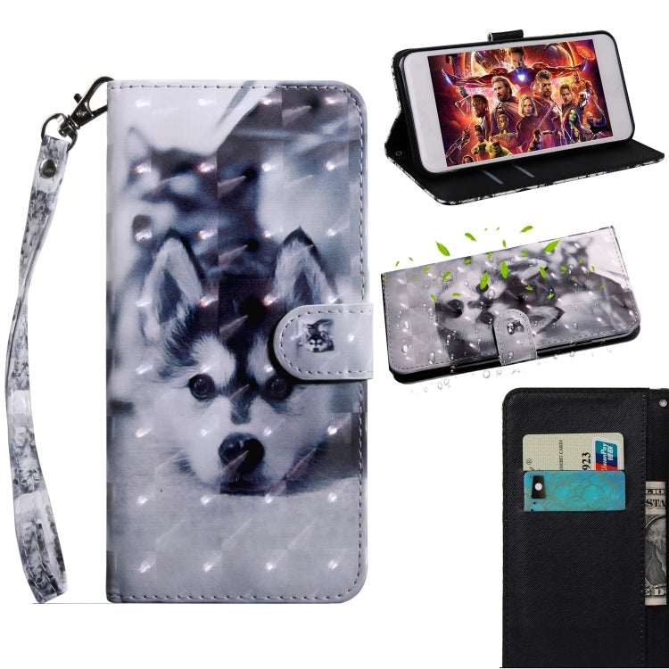 3D Painting Pattern Coloured Drawing Horizontal Flip TPU + PU Leather Case with Holder & Card Slots & Wallet, For iPhone XS Max, For iPhone X / XS, For iPhone XR