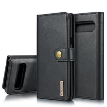 Load image into Gallery viewer, DG.MING Crazy Horse Texture Flip Detachable Magnetic Leather Case with Holder &amp; Card Slots &amp; Wallet, for Galaxy S10 5G