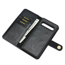 Load image into Gallery viewer, DG.MING Crazy Horse Texture Flip Detachable Magnetic Leather Case with Holder &amp; Card Slots &amp; Wallet, for Galaxy S10 5G