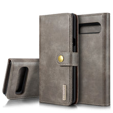 Load image into Gallery viewer, DG.MING Crazy Horse Texture Flip Detachable Magnetic Leather Case with Holder &amp; Card Slots &amp; Wallet, for Galaxy S10 5G