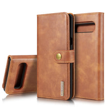 Load image into Gallery viewer, DG.MING Crazy Horse Texture Flip Detachable Magnetic Leather Case with Holder &amp; Card Slots &amp; Wallet, for Galaxy S10 5G